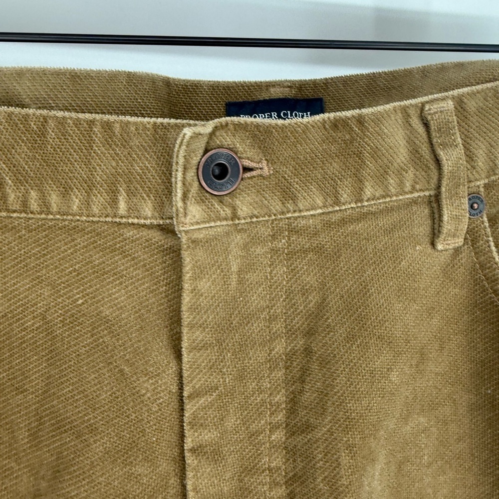 Men's Corduroy Pants in Tan - Picture 2 of 5